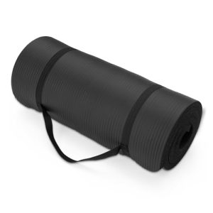 Black Extra Thick Exercise Yoga Mat