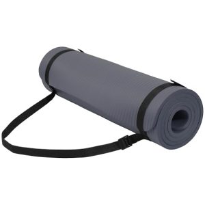 Graphite 1/2-Inch Extra Thick High Density Exercise Mat