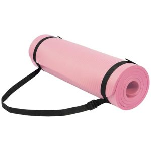 Pearly Pink 1/2-Inch Extra Thick High Density Exercise Mat