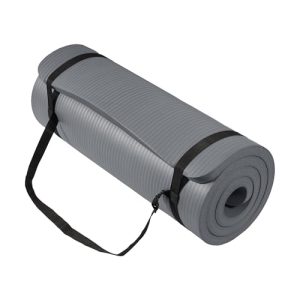 Graphite Gray 1-Inch Extra Thick High Density Exercise Mat