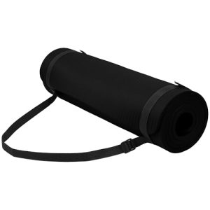 Midnight 1/2-Inch Extra Thick High Density Exercise Mat