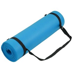 Blue 1/2-Inch Extra Thick High Density Exercise Mat