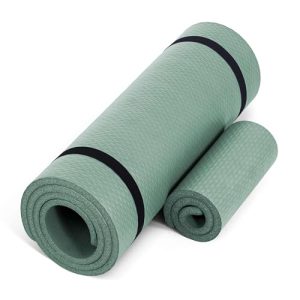 Green 1/2-Inch High Density Exercise Yoga Mat