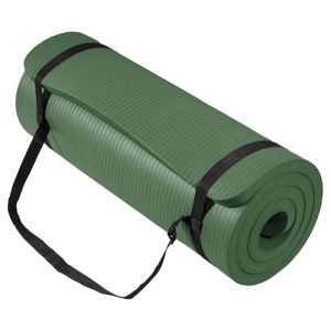 Green Jasper 1-Inch Extra Thick High Density Exercise Mat
