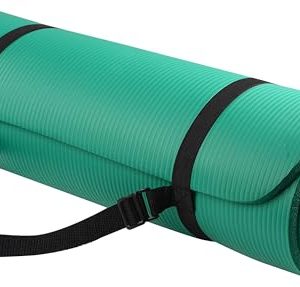 Green 1/2-Inch Extra Thick High Density Exercise Mat