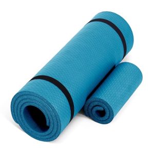 Teal 1/2-Inch High Density Exercise Yoga Mat