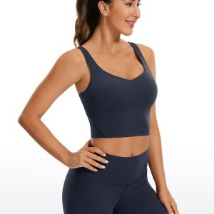 V Neck Built In Bra Tank