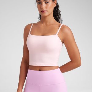 Built In Bra Adjustable Strap Tank