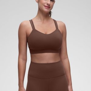 Mold U Neck Double Strap Sports Bra