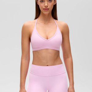 Soft Double Lined T Back Sports Bra
