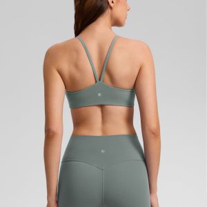 Double Lined V Back Sports Bra
