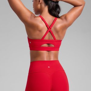 Cross Back Keyhole Sports Bra