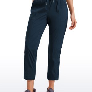 Striped Pants With Pockets 25''- Cinched Leg