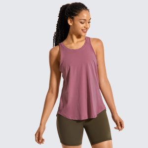 Cotton Split Open Back Tank