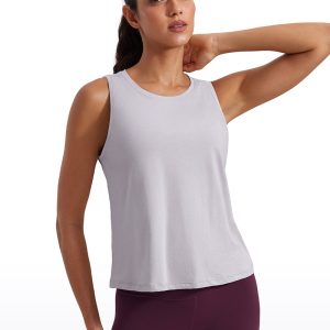 Cotton Crop Round Neck Tank