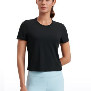 Cotton Classic-Fit Cropped Short Sleeve