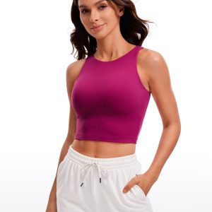 Cropped Wide Back Tank