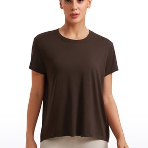 Flowy Yoga Crew Neck Short Sleeve