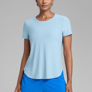 Cloudweight Crewneck Side Slit Short Sleeve