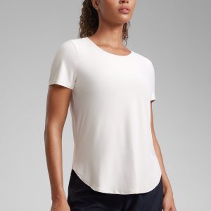 Cloudweight Crewneck Side Slit Short Sleeve