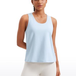 Cotton Sleeveless  Scoop Neck Tank