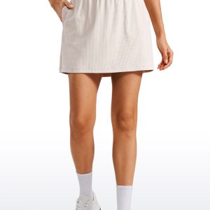 High Rise Pocket A Line Skirt 14''