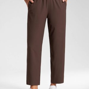 Feathery-Fit Drapey Tapered Ankle Pant 27"