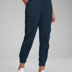 Striped Ruched Pocket Jogger 26''