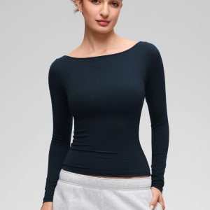 Boat Neck Long Sleeve