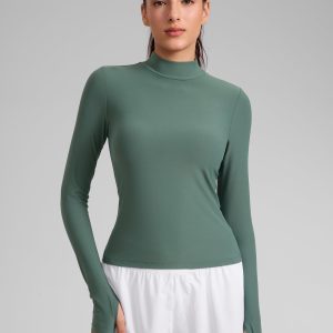 Cloudweight Mock Neck Long Sleeve