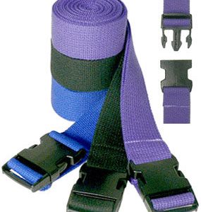 6' Pinch Buckle Cotton Yoga Strap
