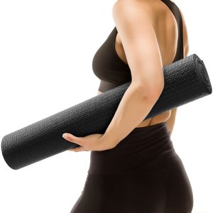 1/4'' Extra Thick Deluxe Yoga Mat By YOGA Accessories